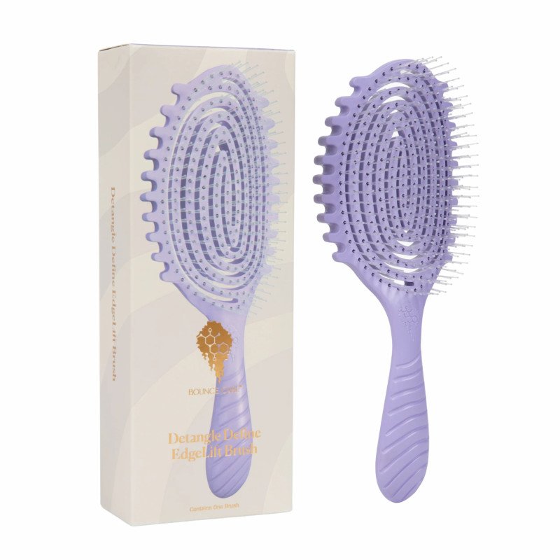 Bounce curl Brush فرشة باونس كيرل فك التشابك و الستايلنك بنفسجي