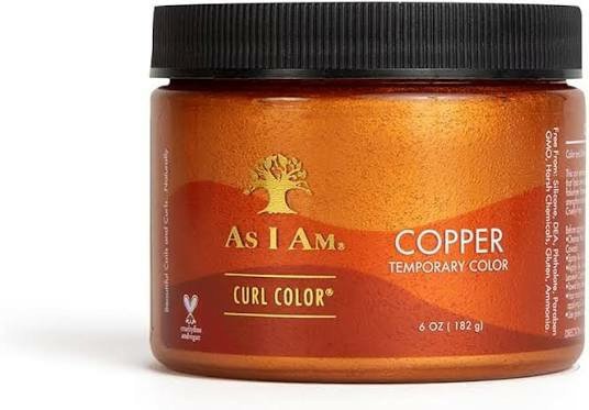 صبغ مؤقت نحاسي از اي ام as i am copper