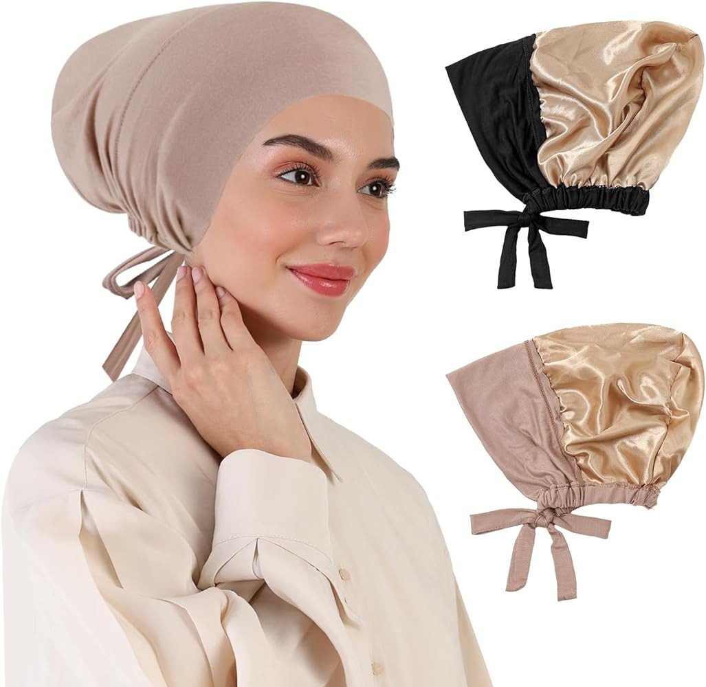 كب حجاب ستان Hijab Satin Under cap